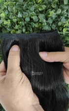 Aplique Tic Tac Cabelo Brasileiro Castanho 60 CM - Compre Online